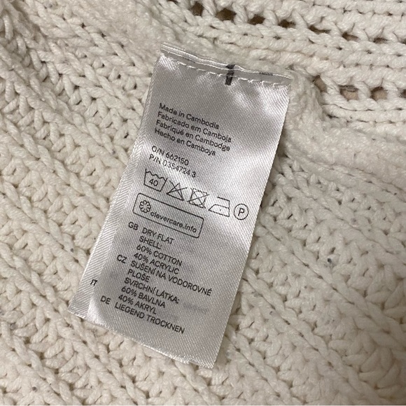 H&M Off-White / Cream Sweater - M - Picture 4 of 4